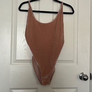 MINKPINK velvet bodysuit NWT